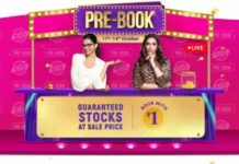Flipkart Prebook Deals- Book Products At ₹1 For Big Billion Days