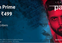 VI Youth Offer- 1 Year Amazon Prime Membership @ ₹499 Only