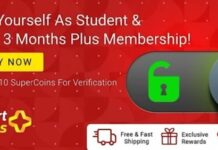 Flipkart Student Club- Verify and Get ₹750 Off + 3 Months Plus Membership