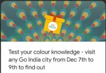 Go India Test Your Colour Knowledge Event- Visit Any City & Win Up to ₹100