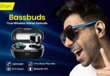 PTron Bassbuds Wireless Bluetooth Headphone @699