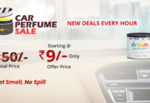 Droom Car Perfume Sale- Buy Car Perfume At ₹9 Only