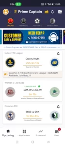 How To Play Fantasy Cricket On Prime Captain App