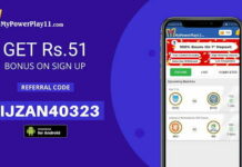 MyPowerPlay11 Referral Code: BIJZAN40323 | Get ₹100 Sign Up Bonus