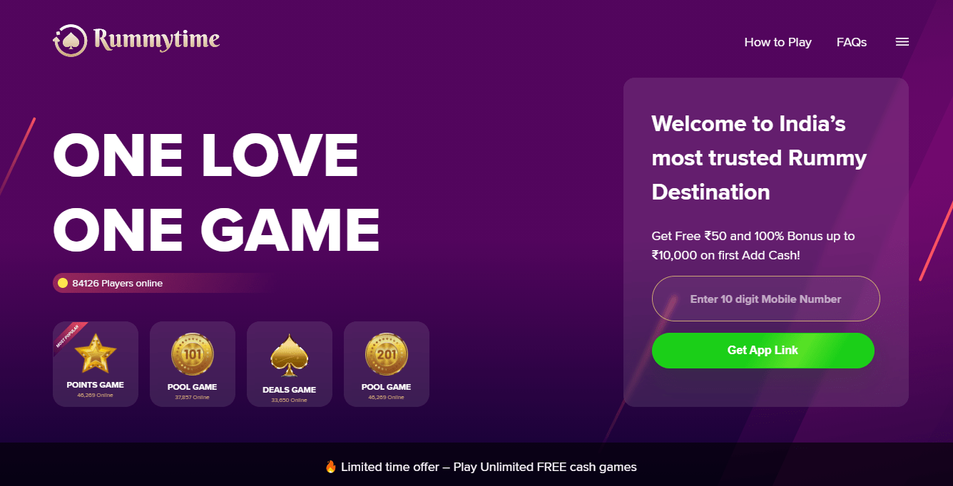 Rummytime Referral Code:
