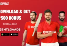 Howzat Referral Code: GBHTLGAAD8 | Download App & Get ₹500 Bonus
