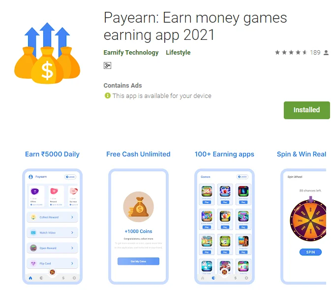 Payearn Referral Code