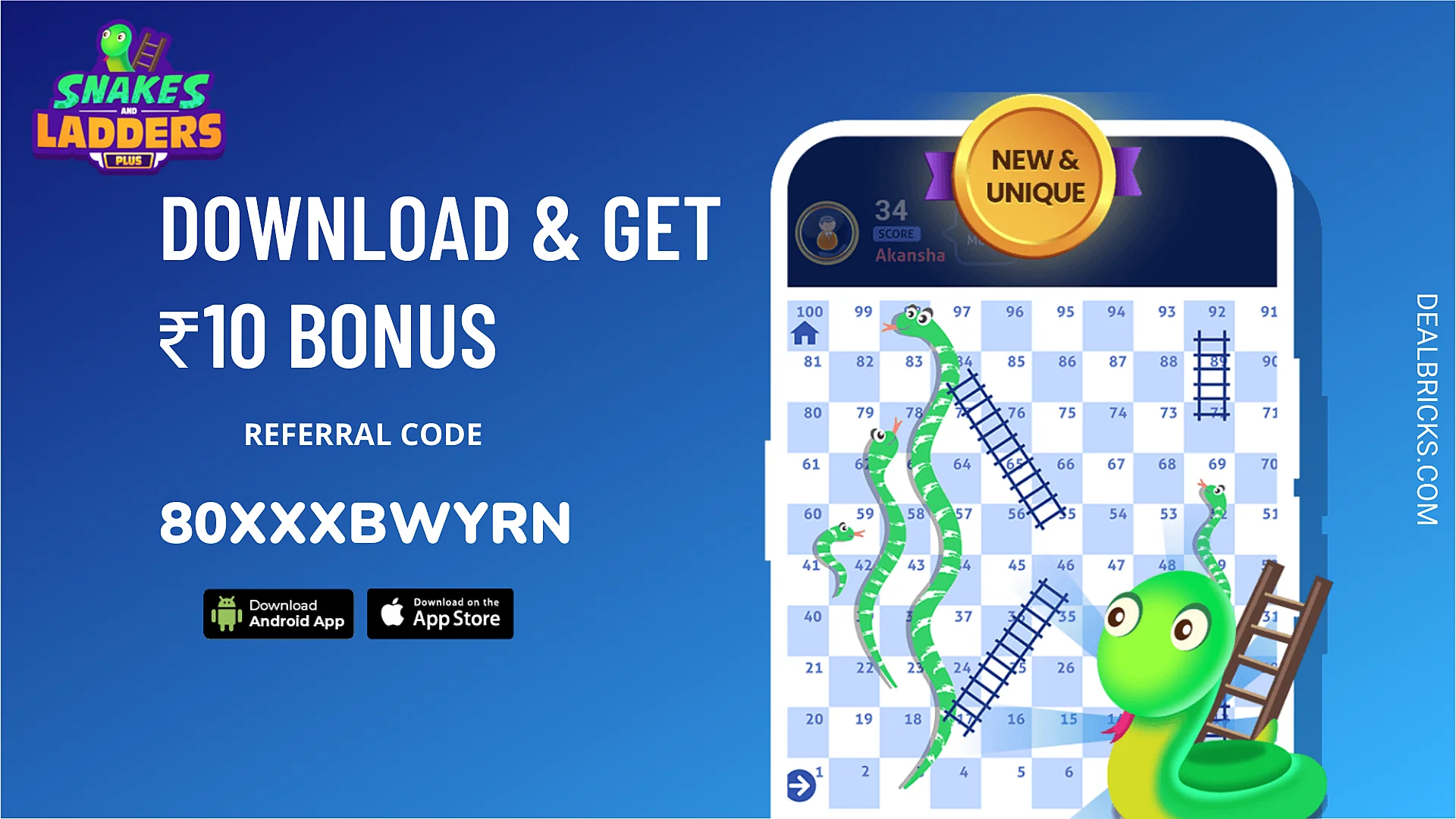 Snakes And Ladders Plus Referral Code