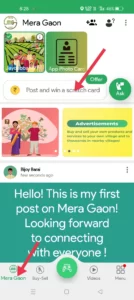 MeraGaon App Refer & Earn