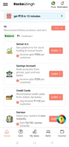Way To Earn Money From Rocket Singh App