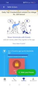 WorkIndia App Referral Code