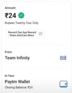 How To Get ₹25 Paytm Cash From Reward Zee App
