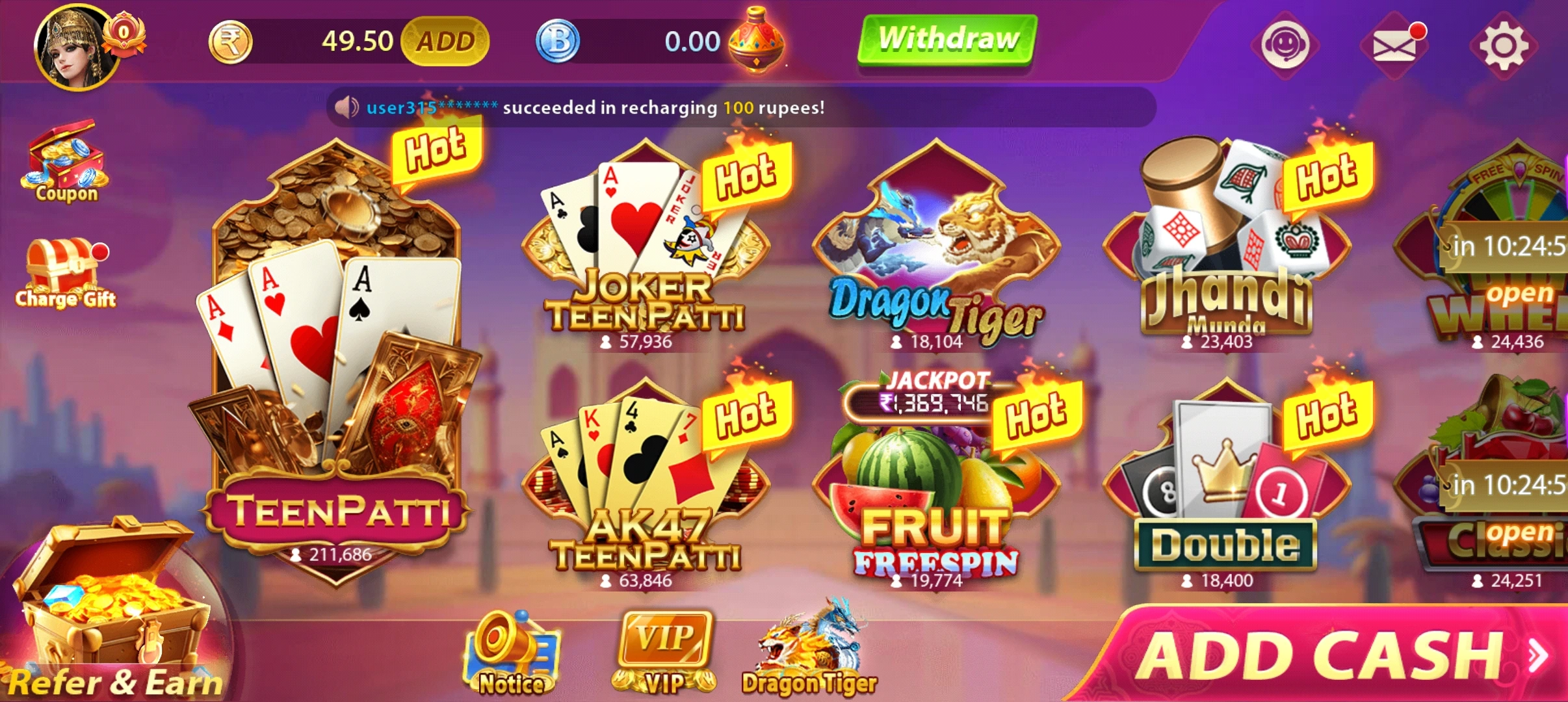 Games Available On Slots Meta APK